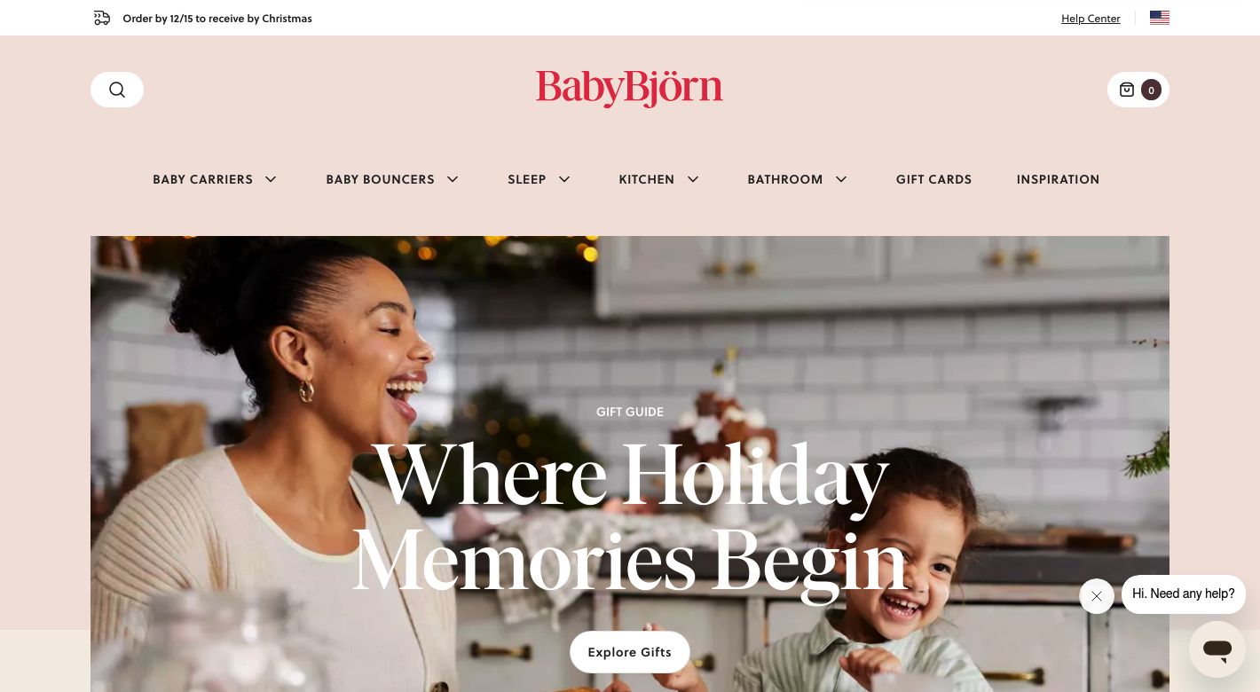 BabyBjorn Website