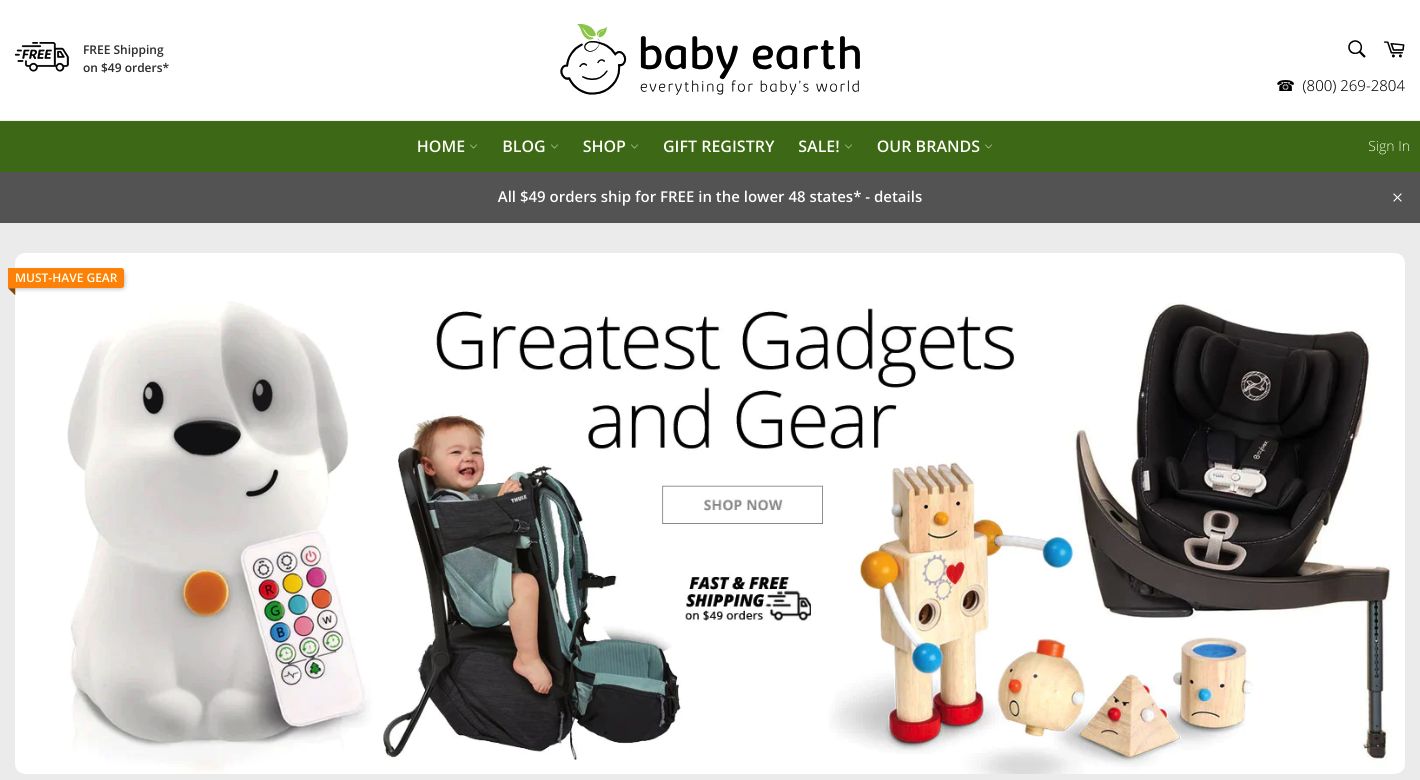 BabyEarth Website