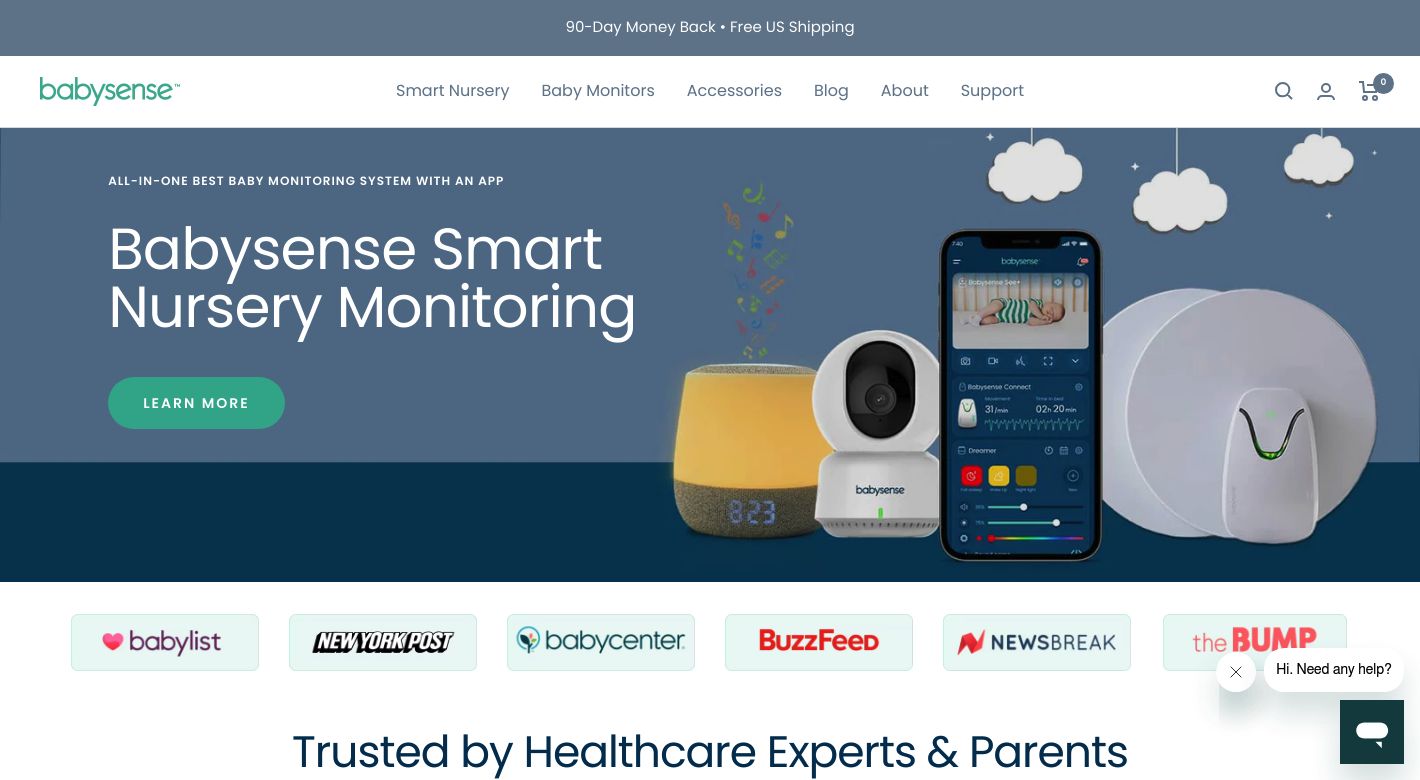 Babysense Website