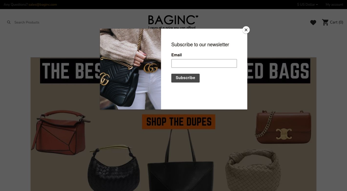 BAGINC : BGLAMOUR Website