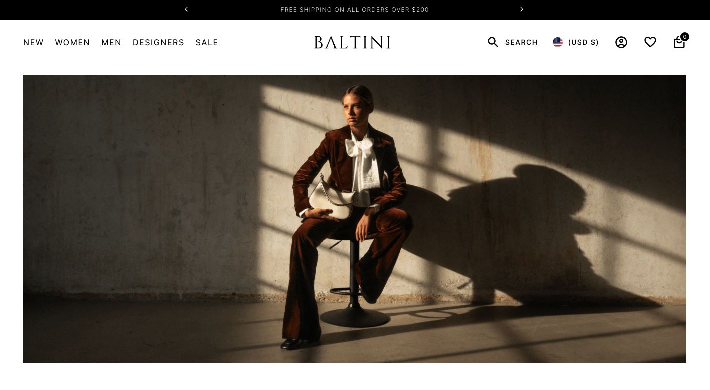 Baltini Website