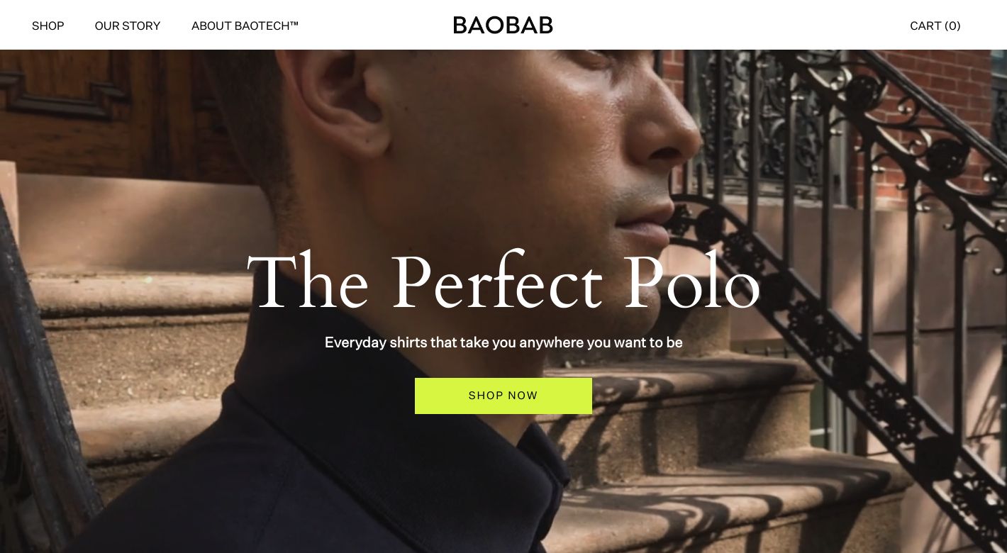 Baobab Clothing Website