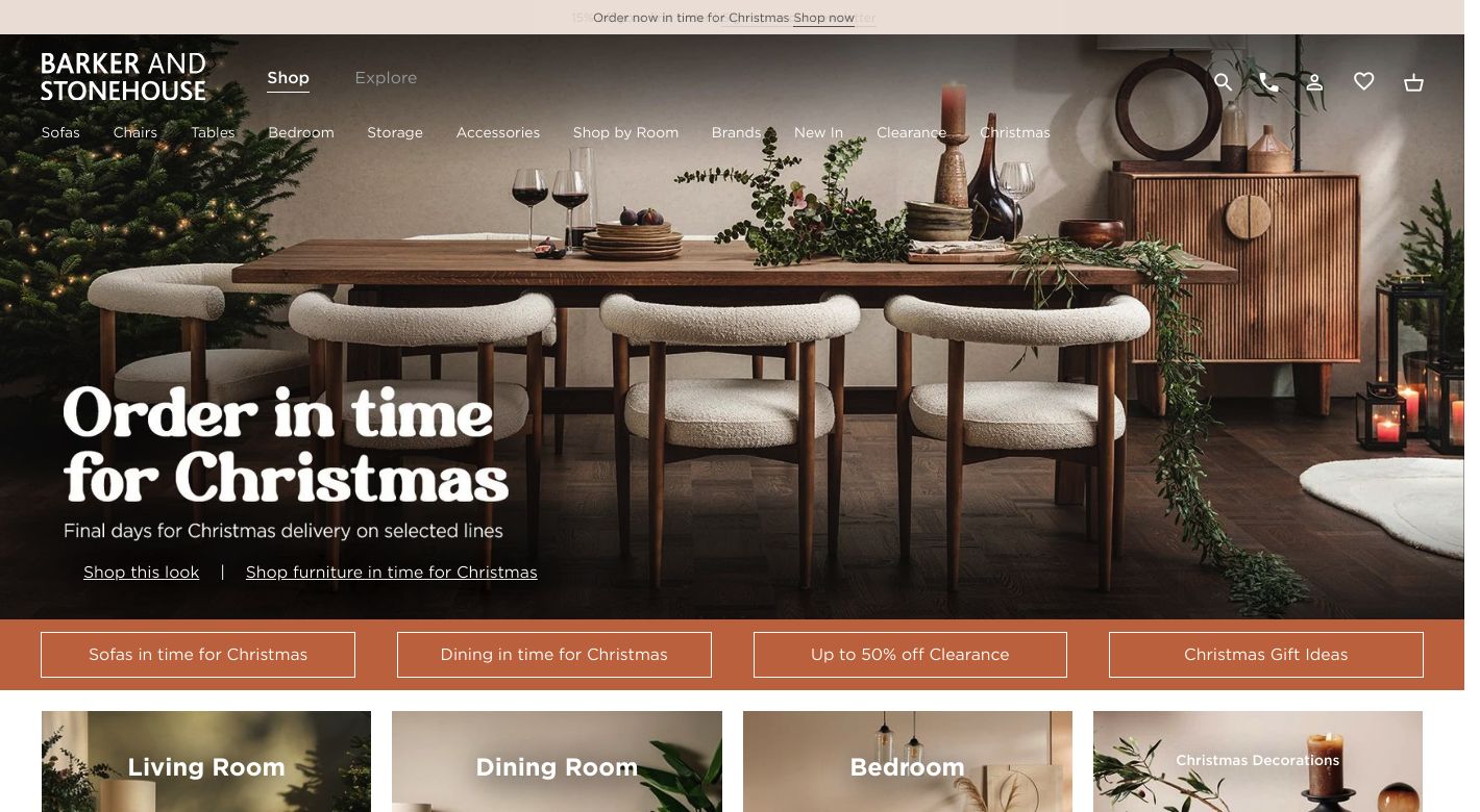 Barker & Stonehouse Website