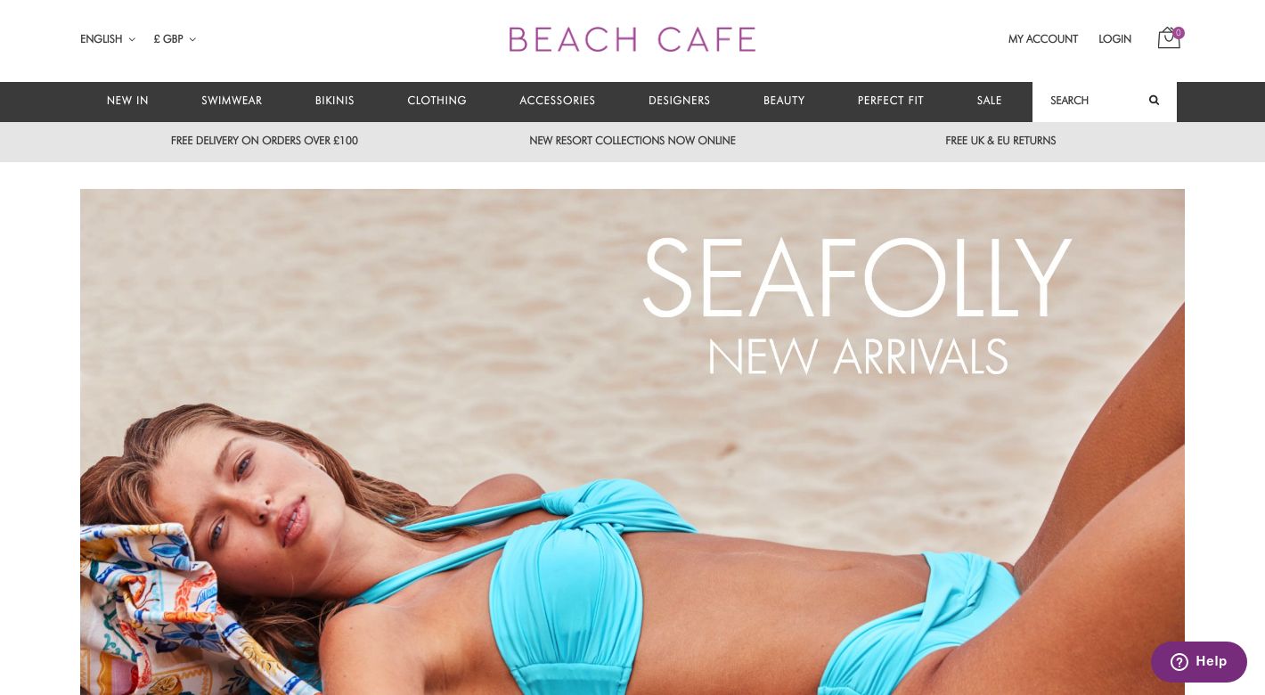 Beach Cafe Website