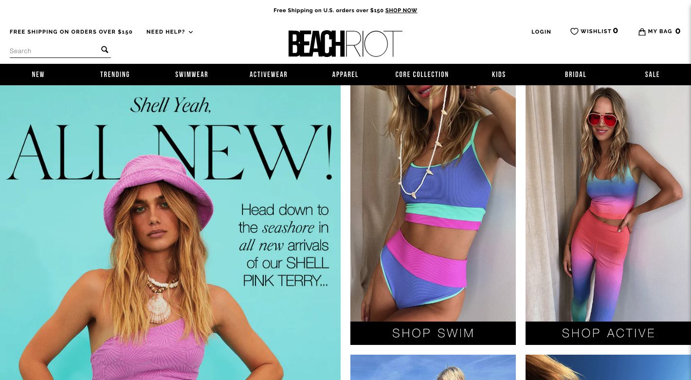 Beach Riot Website