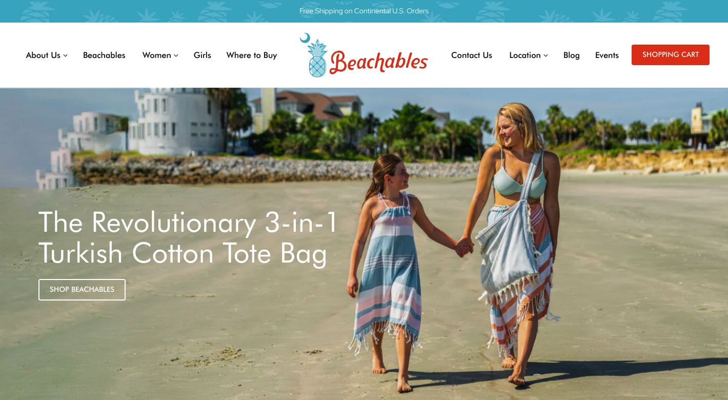 Beachables Website
