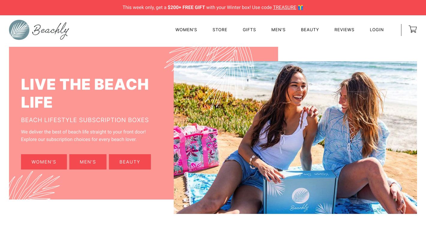 Beachly Website