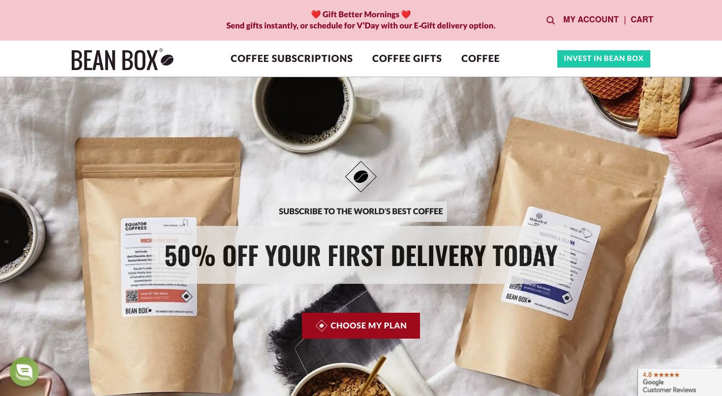 Bean Box Website