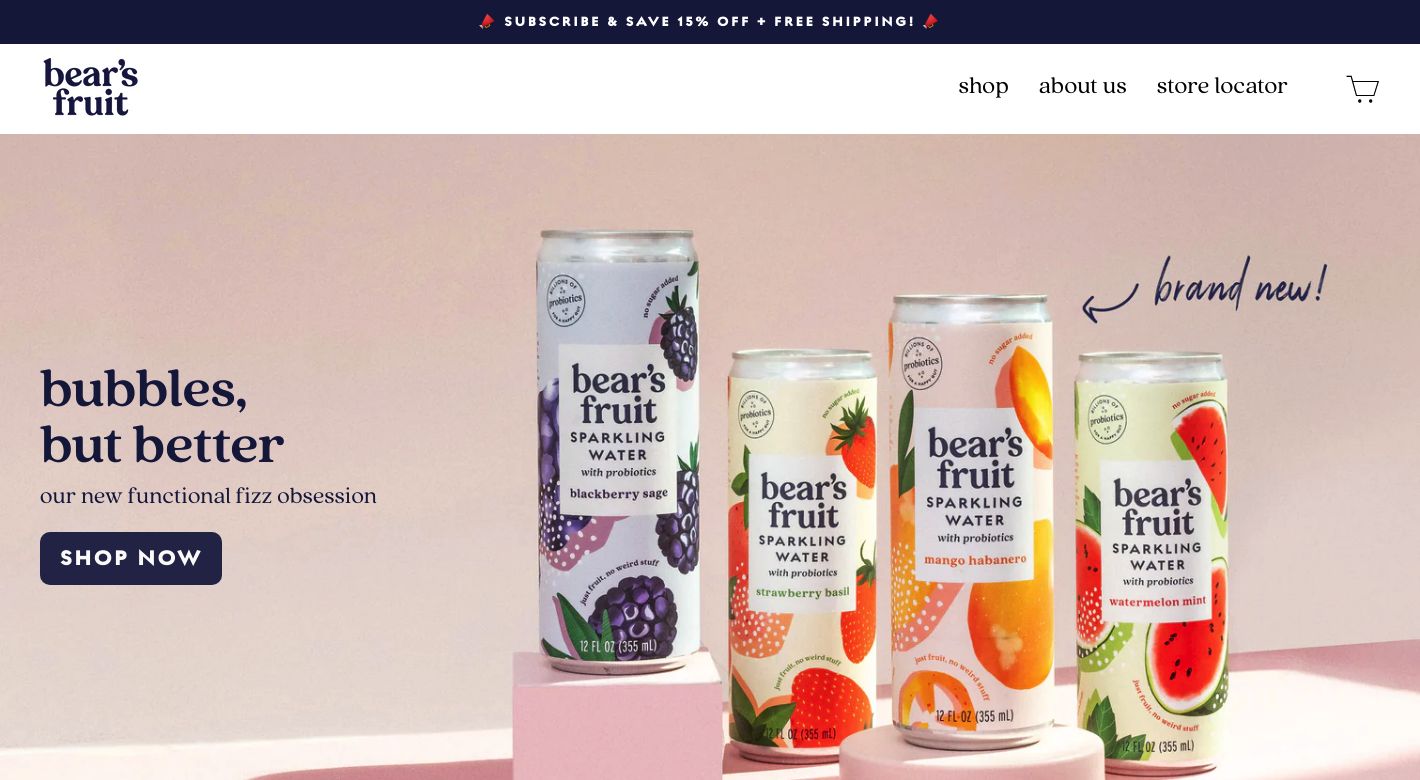 Bear's Fruit Website