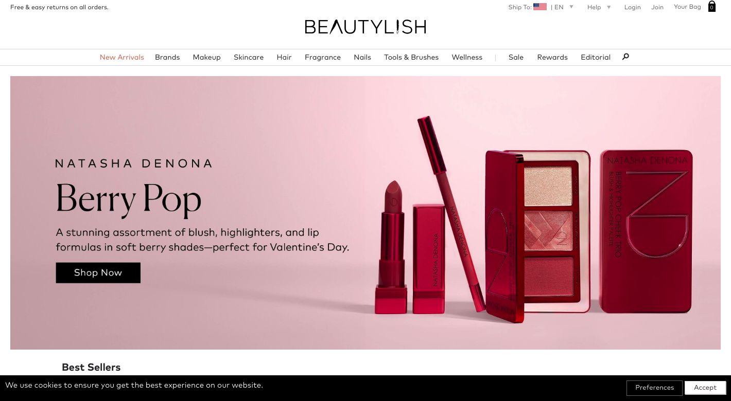 Beautylish Website