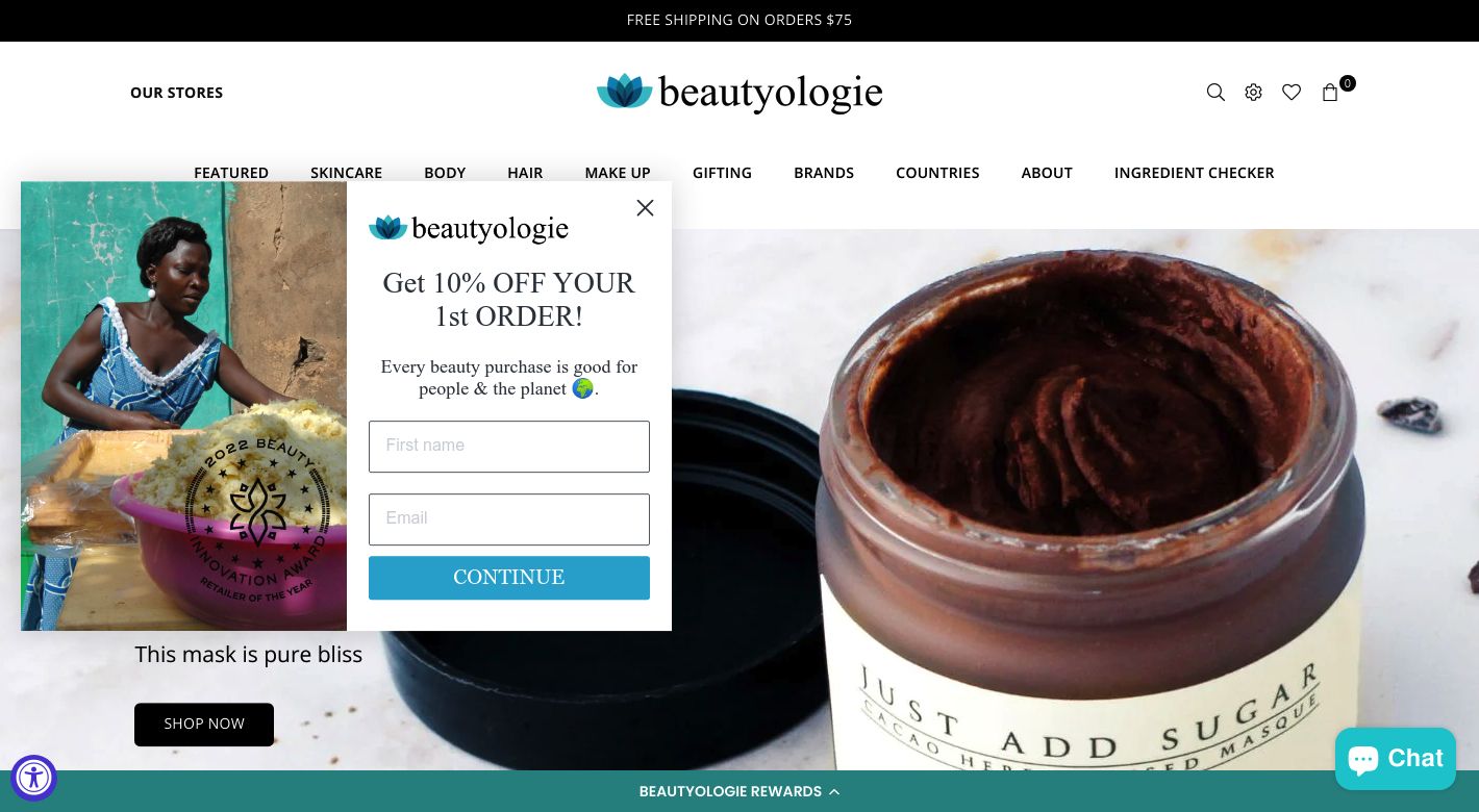 Beautyologie Website