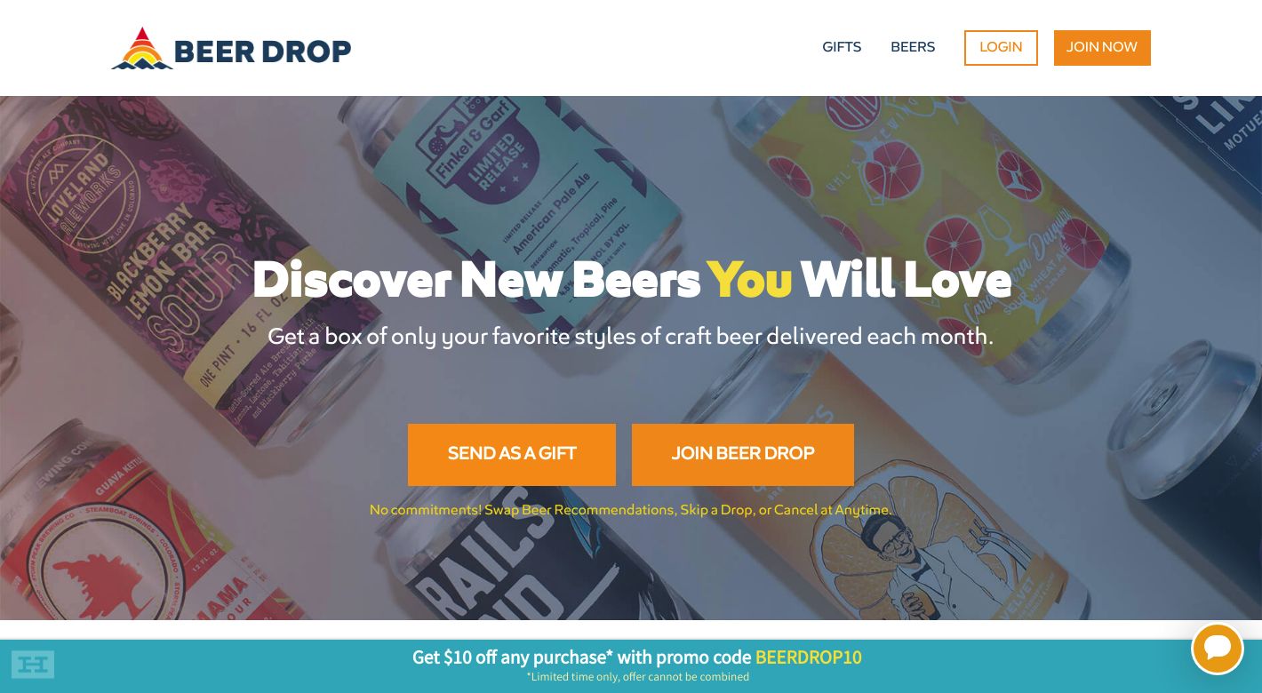 Beer Drop Website