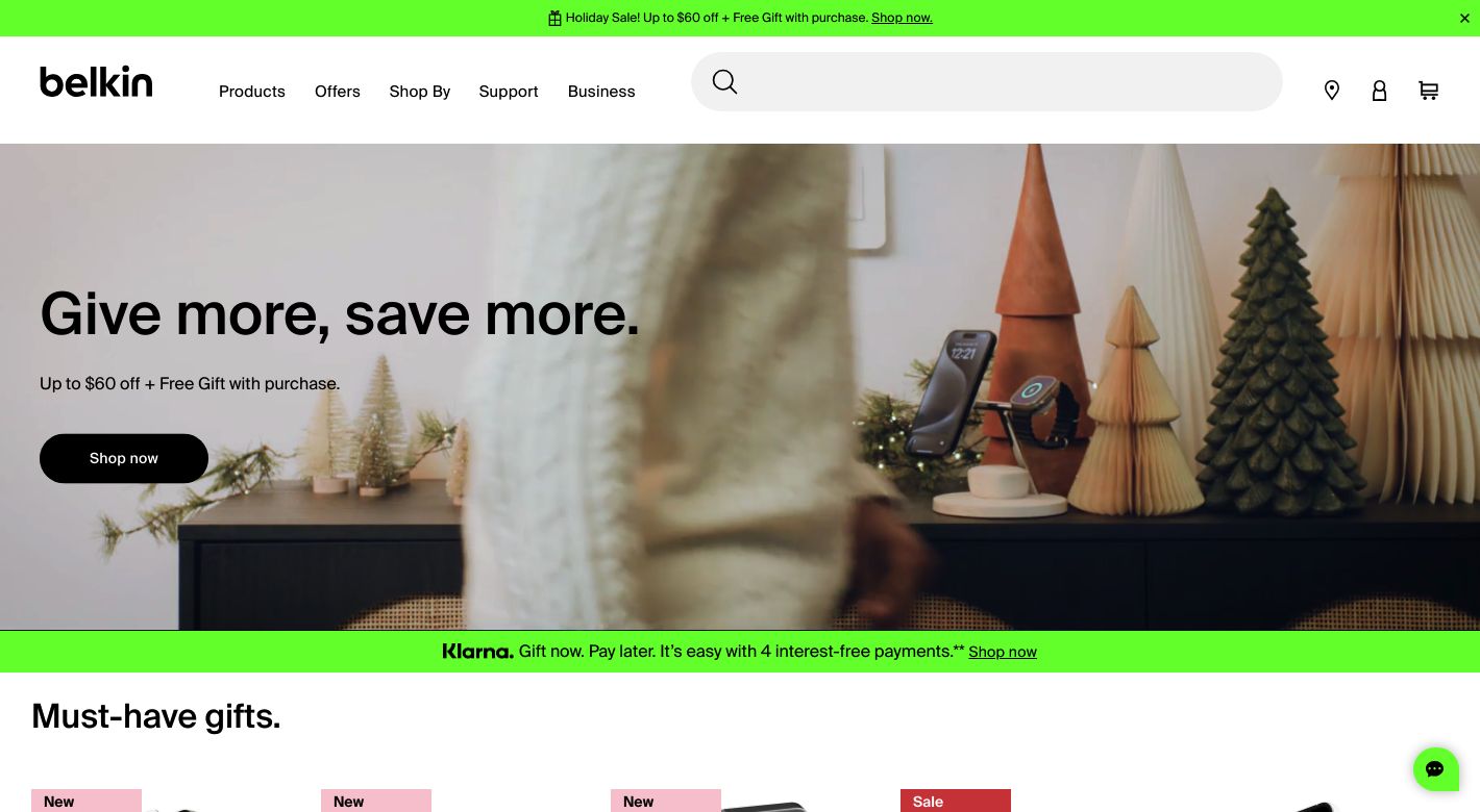 Belkin Website