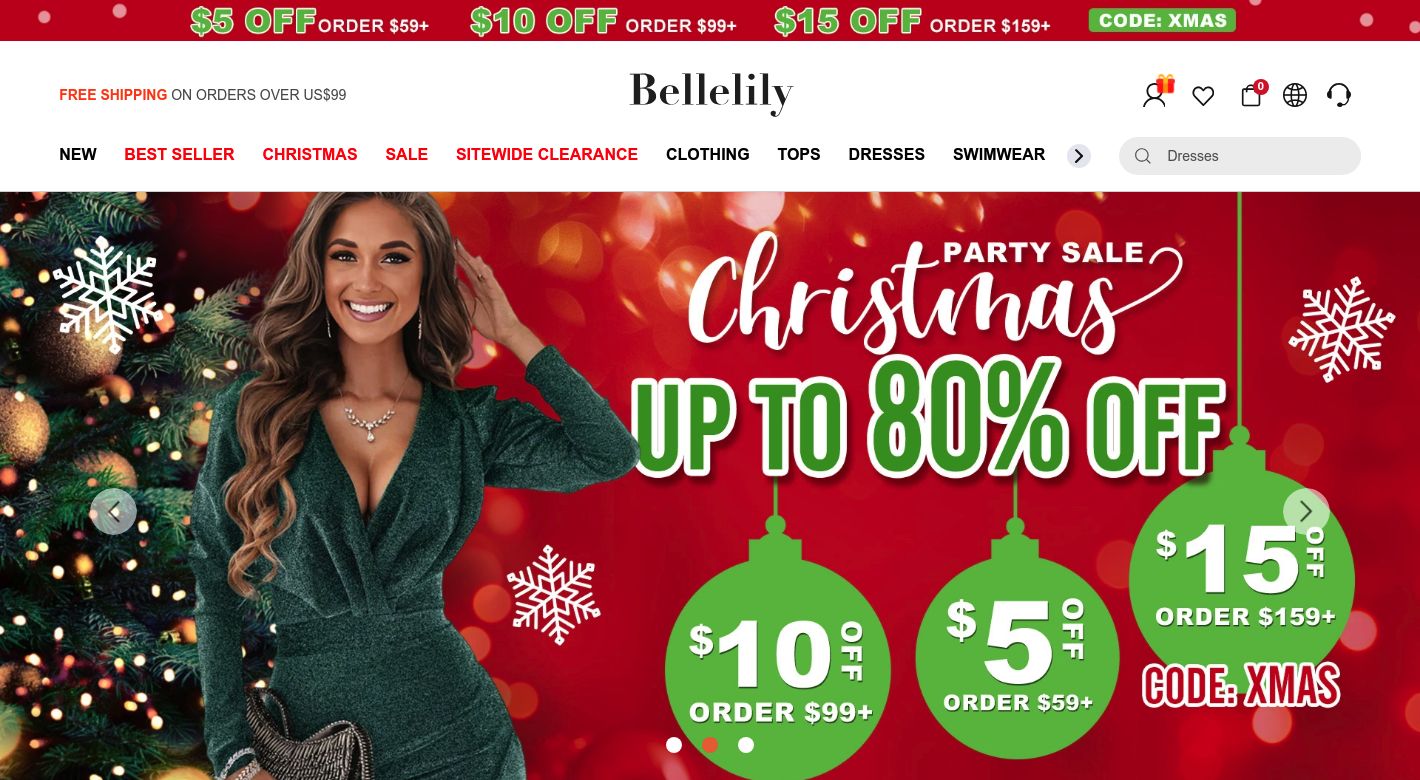 Bellelily Website