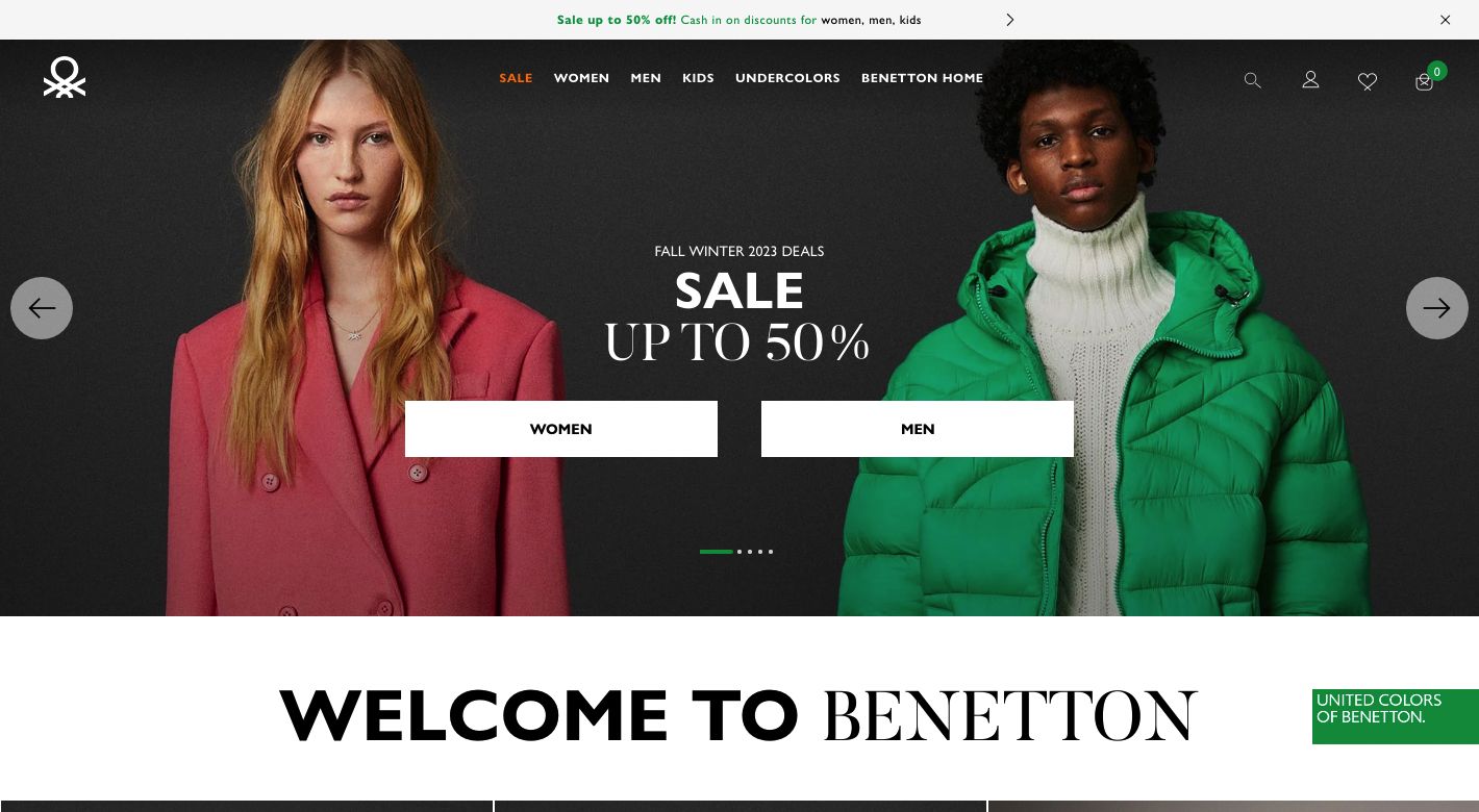 Benetton Website