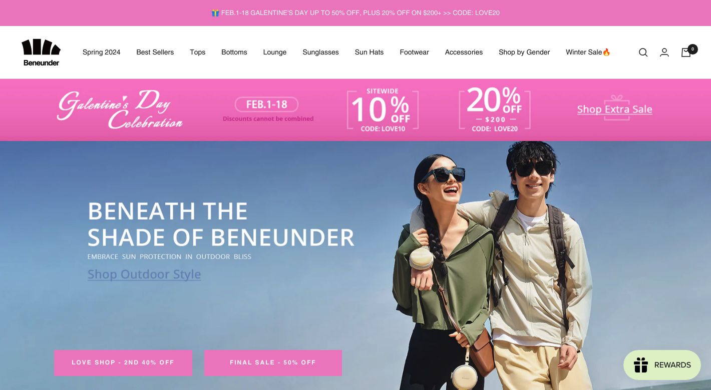 Beneunder Website