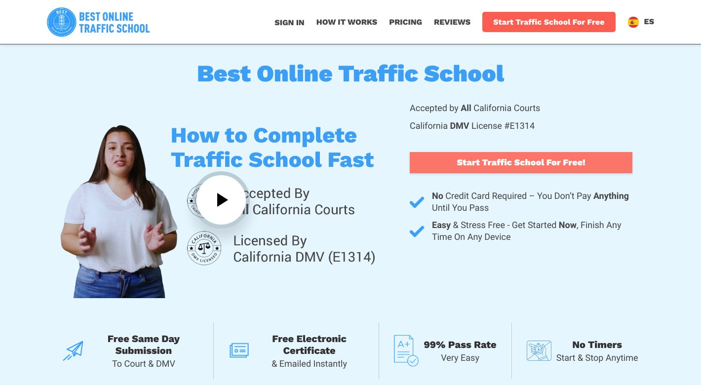 Best Online Traffic School Website