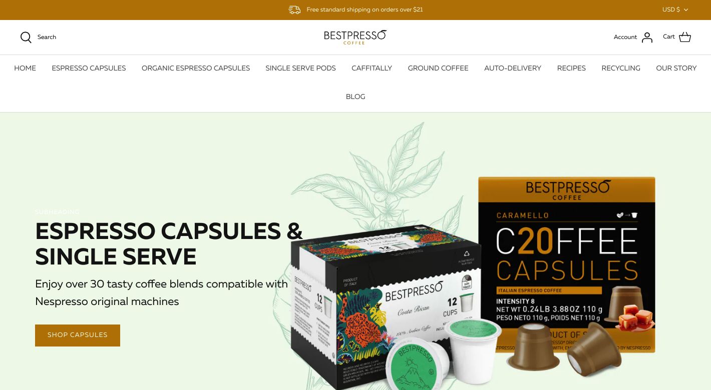 Bestpresso Website