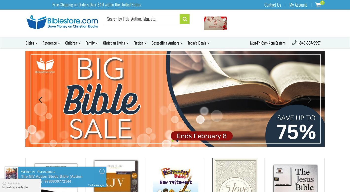 Biblestore.com Website