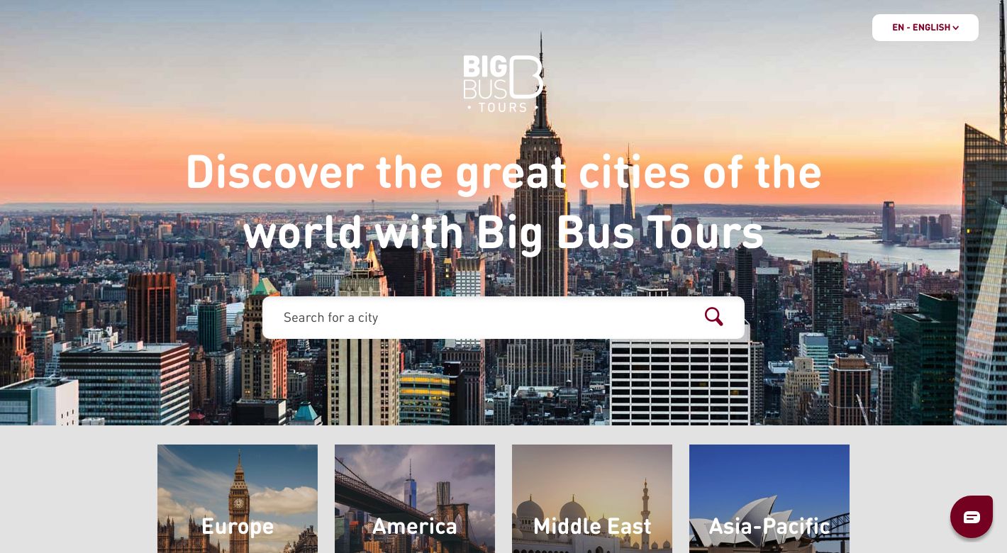 Big Bus Tours Website