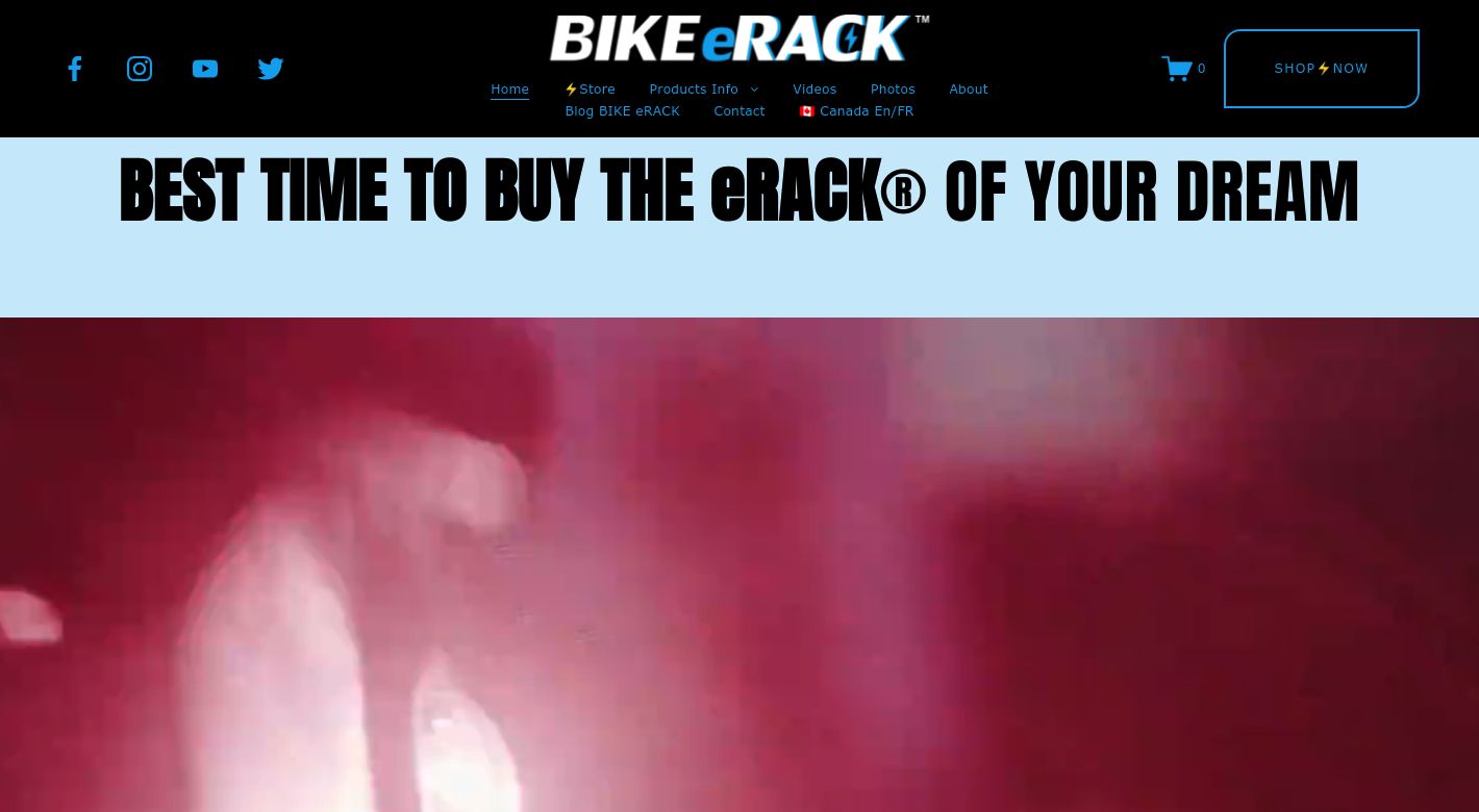 BIKE eRACK™ Website