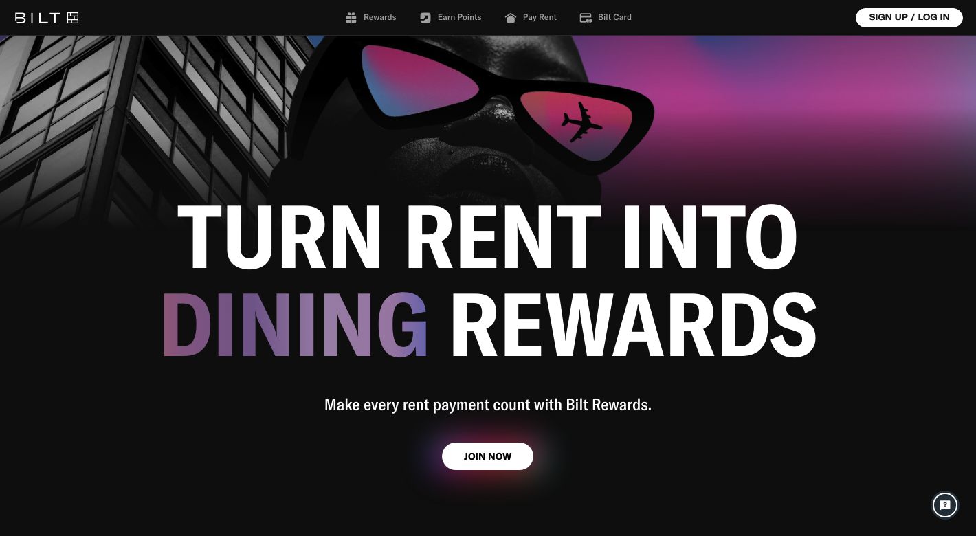 Bilt Rewards Website