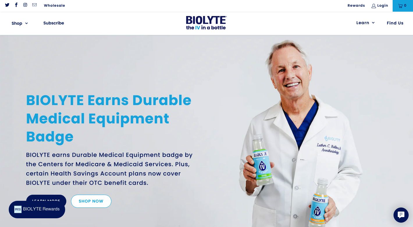 BIOLYTE Website