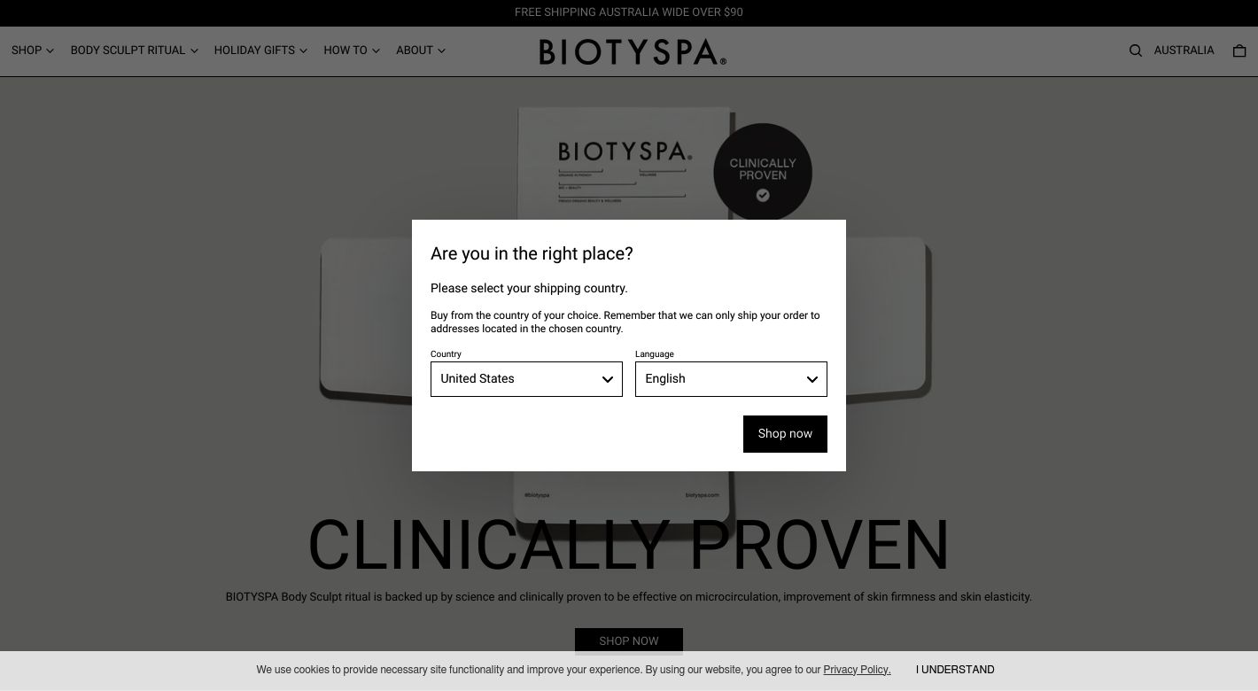 Biotyspa Website