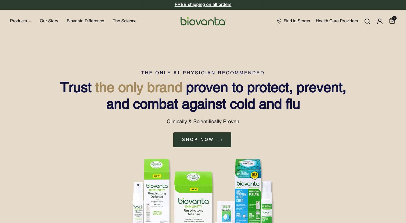 Biovanta Website