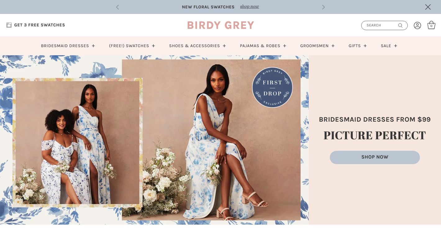 Birdy Grey Website