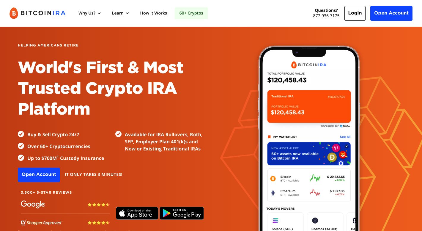 Bitcoin IRA Website