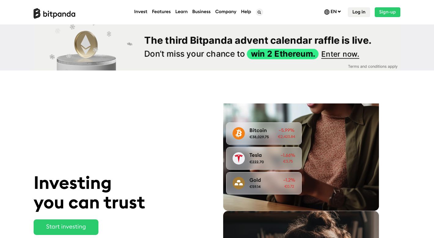 Bitpanda Website