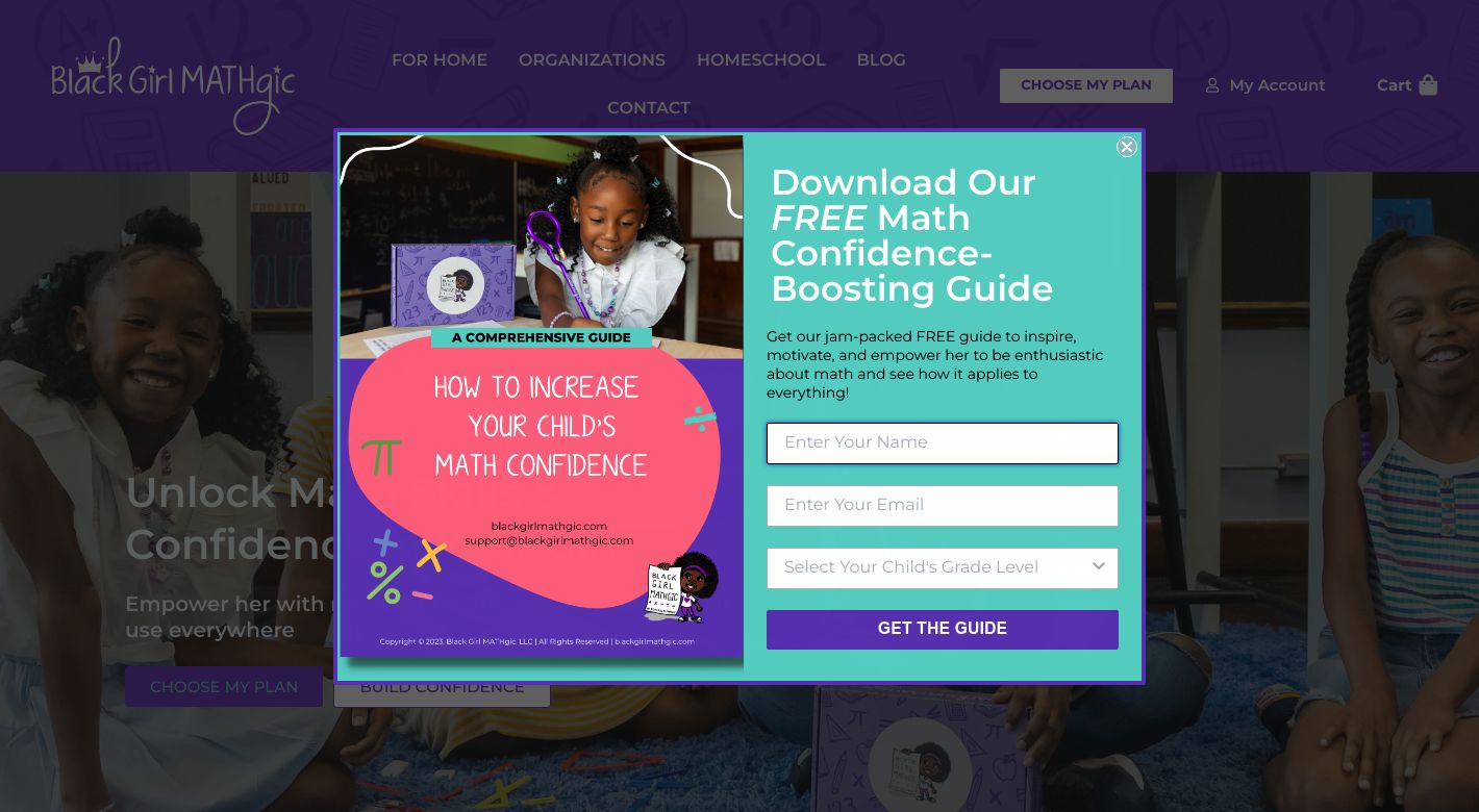 Black Girl MATHgic Website