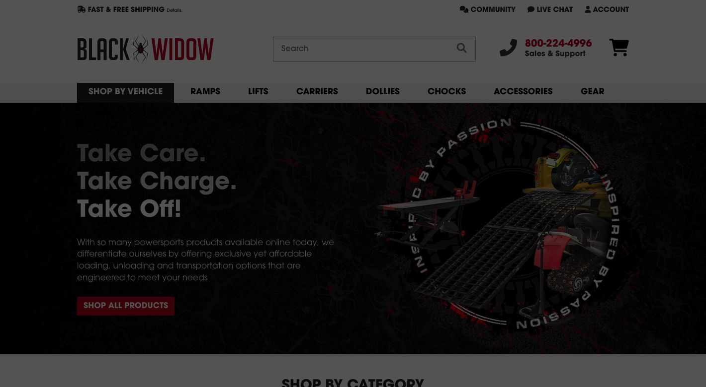 Black Widow Pro Website