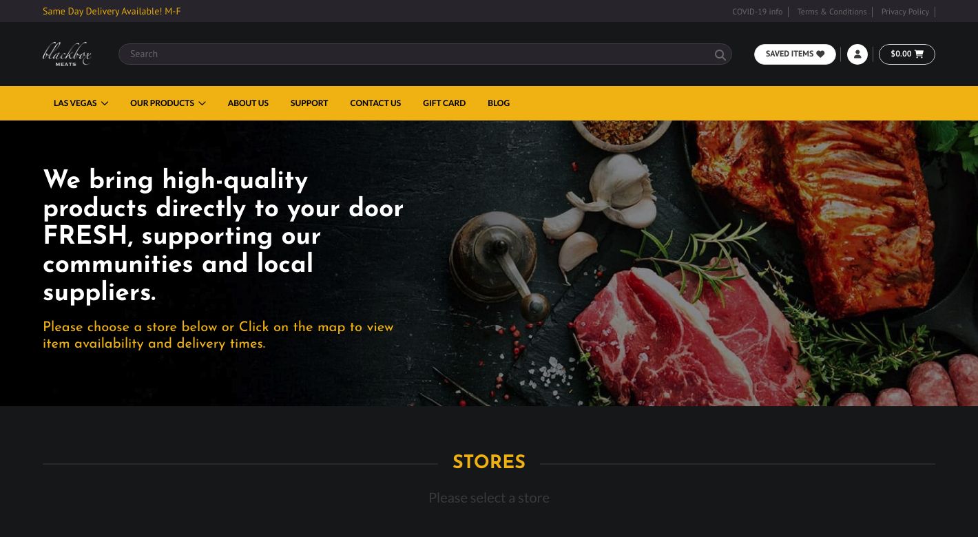 BlackboxMeats Website