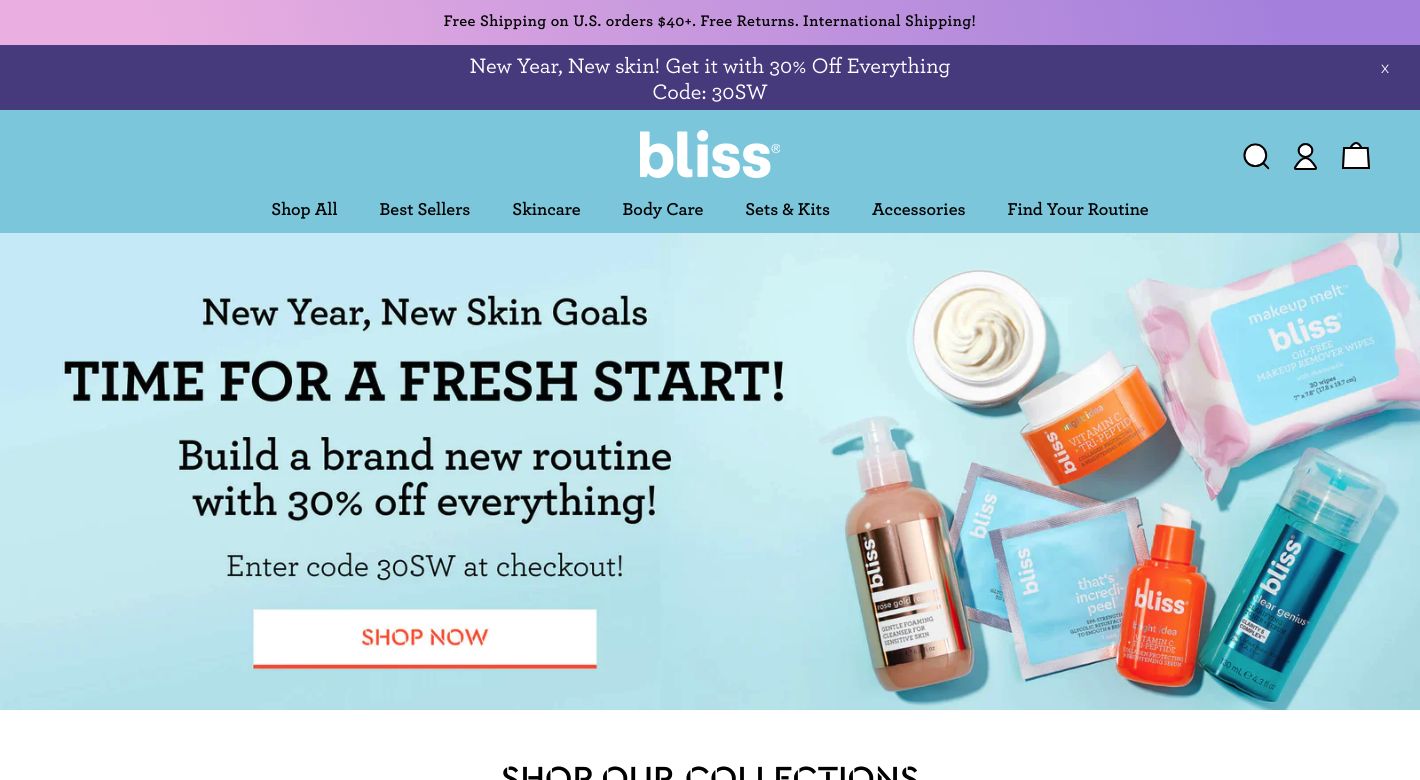 Bliss World Website