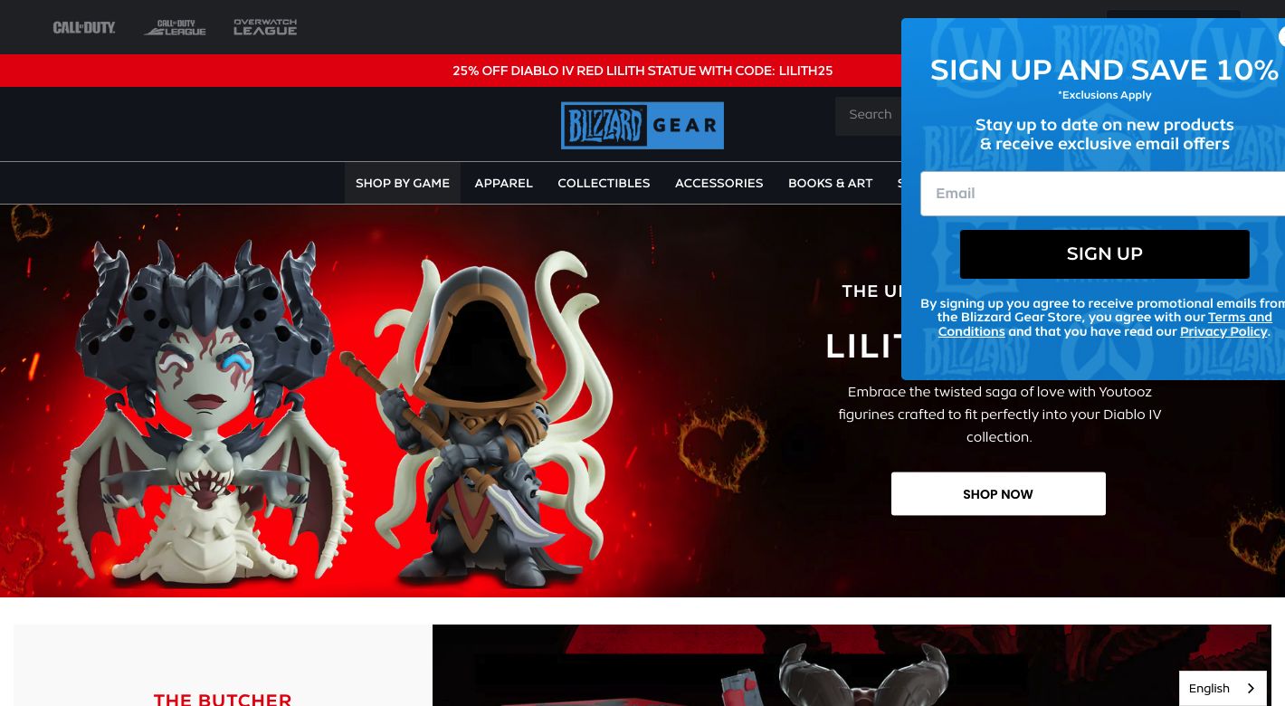 Blizzard Gear Website