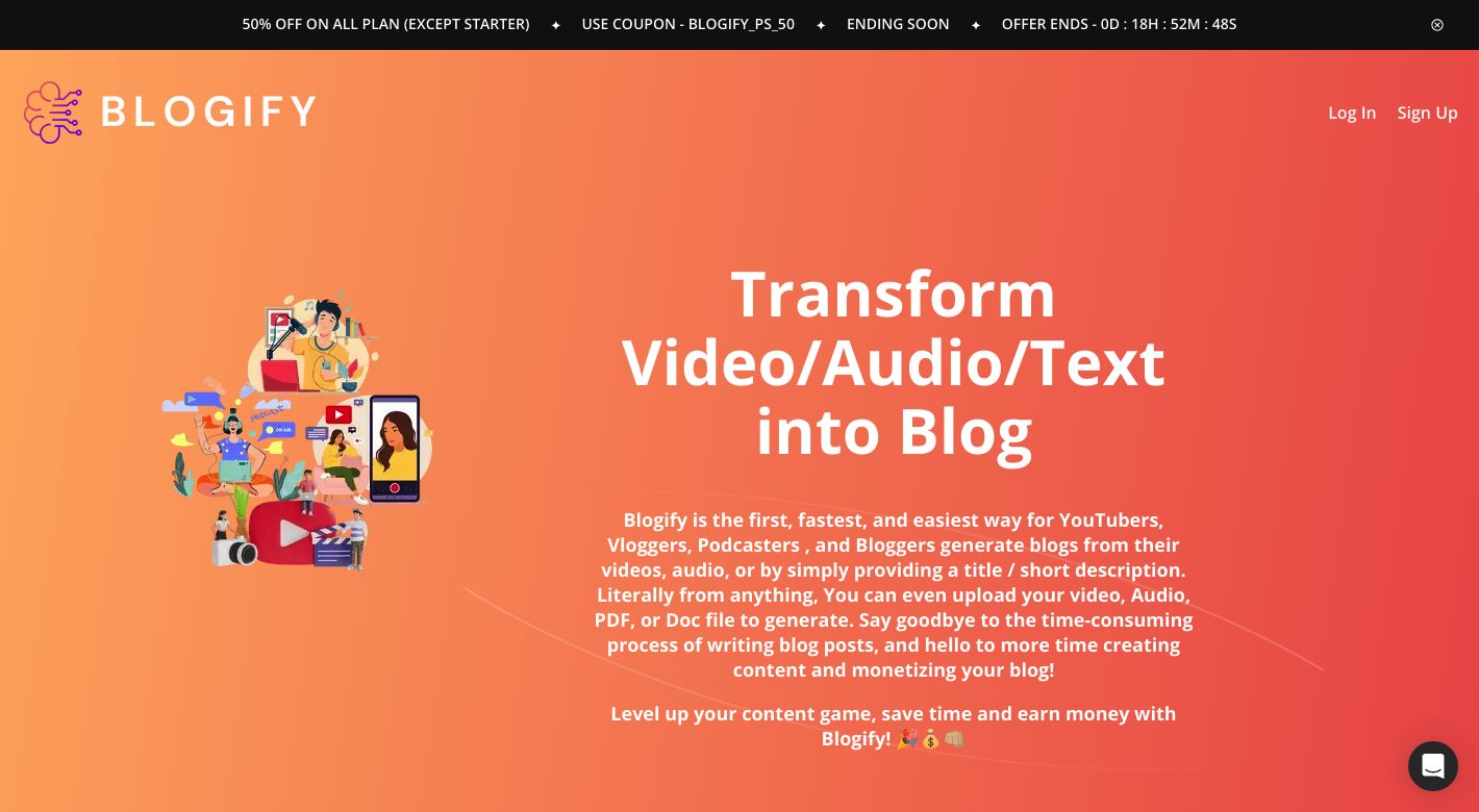 Blogify Website