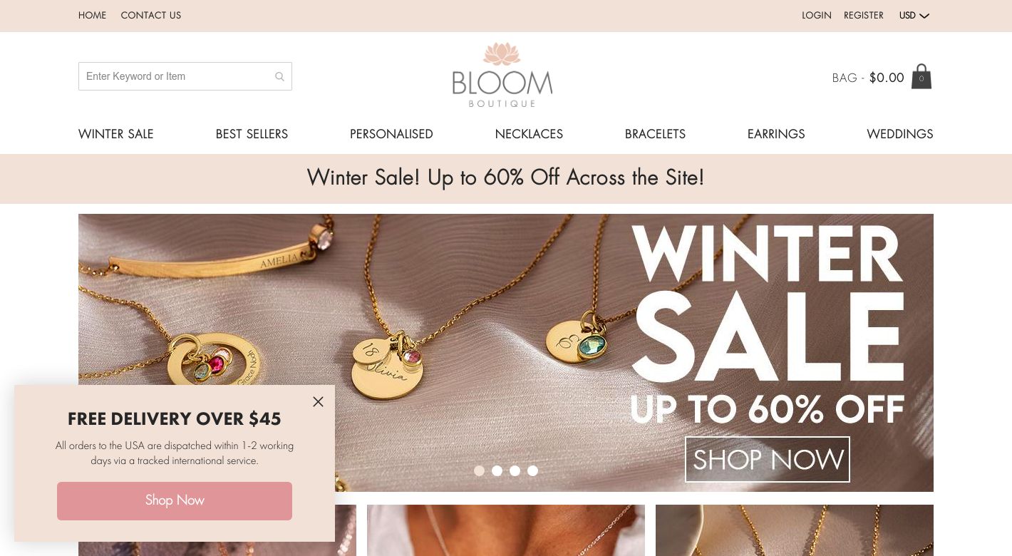 Bloom Boutique Website