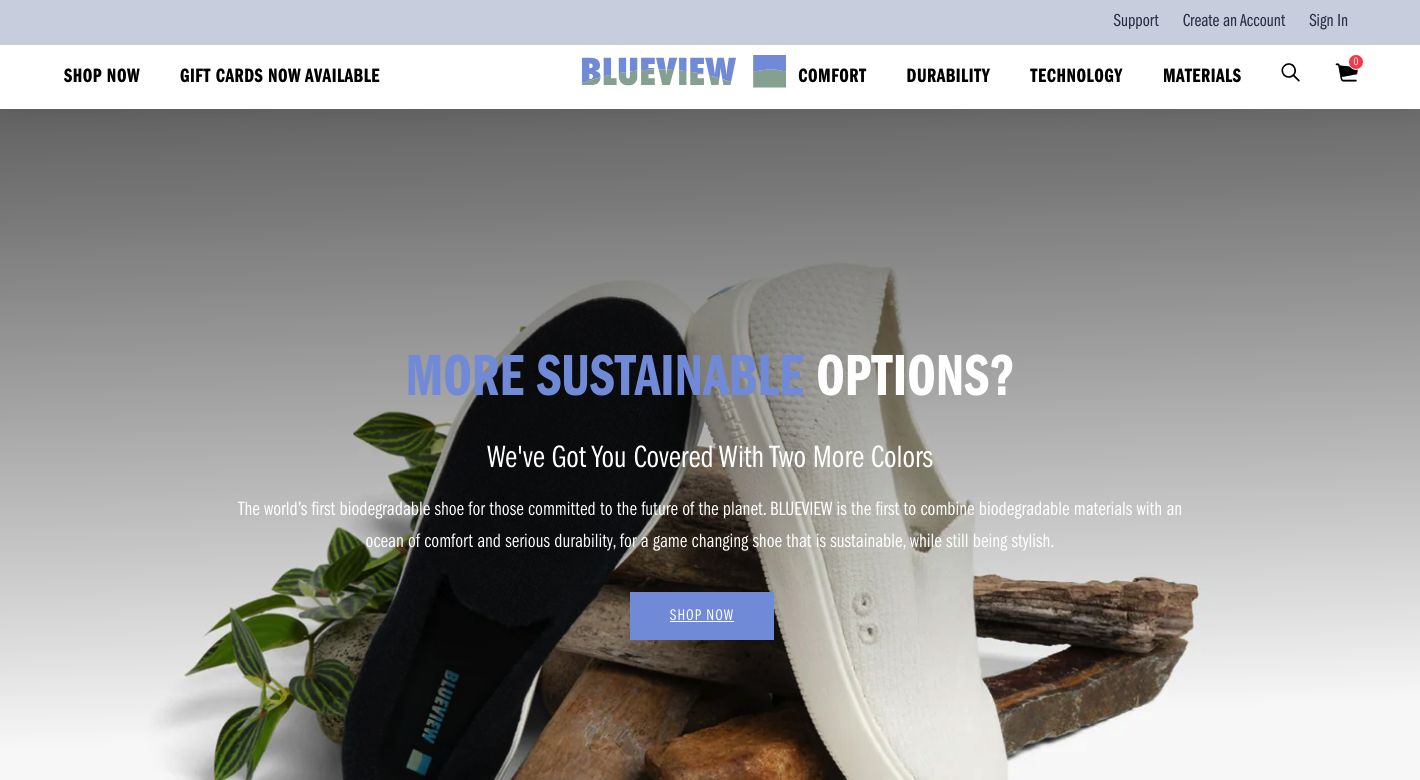 Blueview Footwear Website