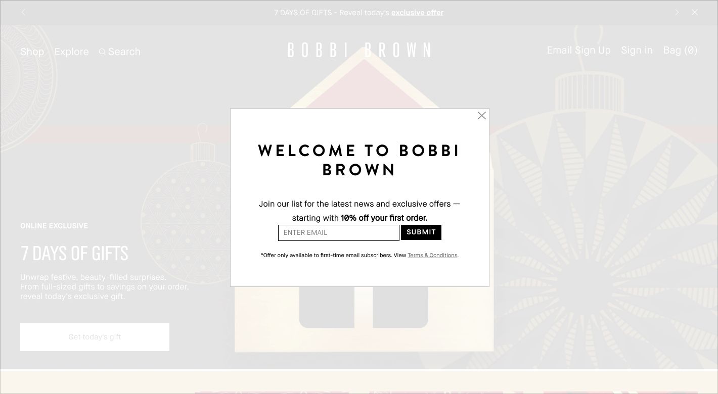 Bobbi Brown Website