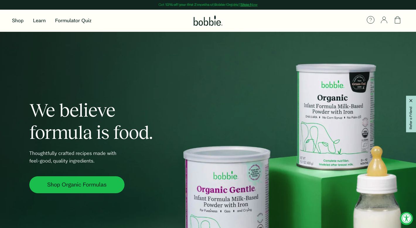 Bobbie Website