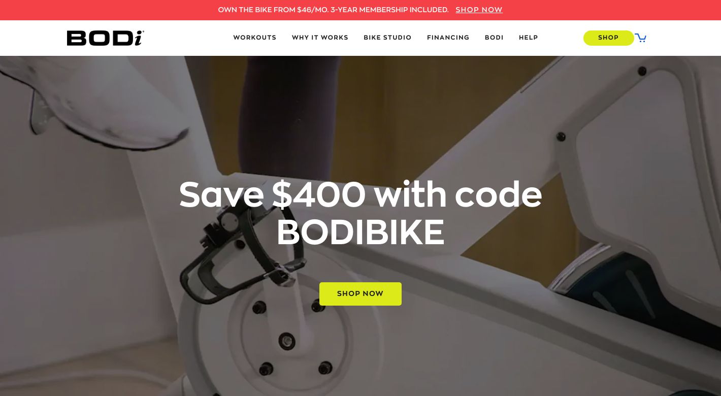 BODi Bike Website