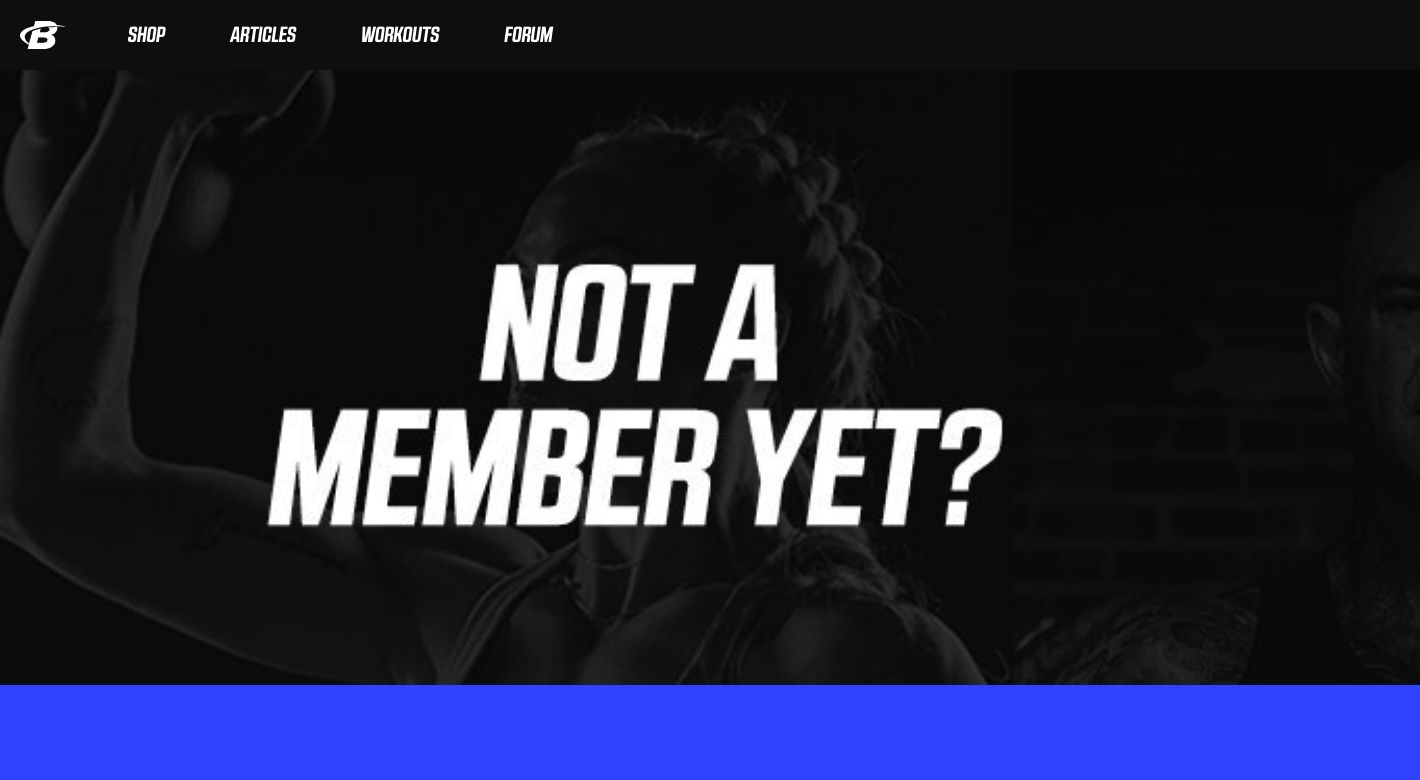 Bodybuilding.com Website