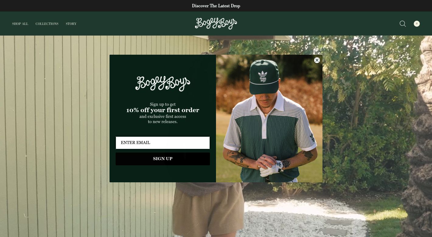 BOGEY BOYS Website