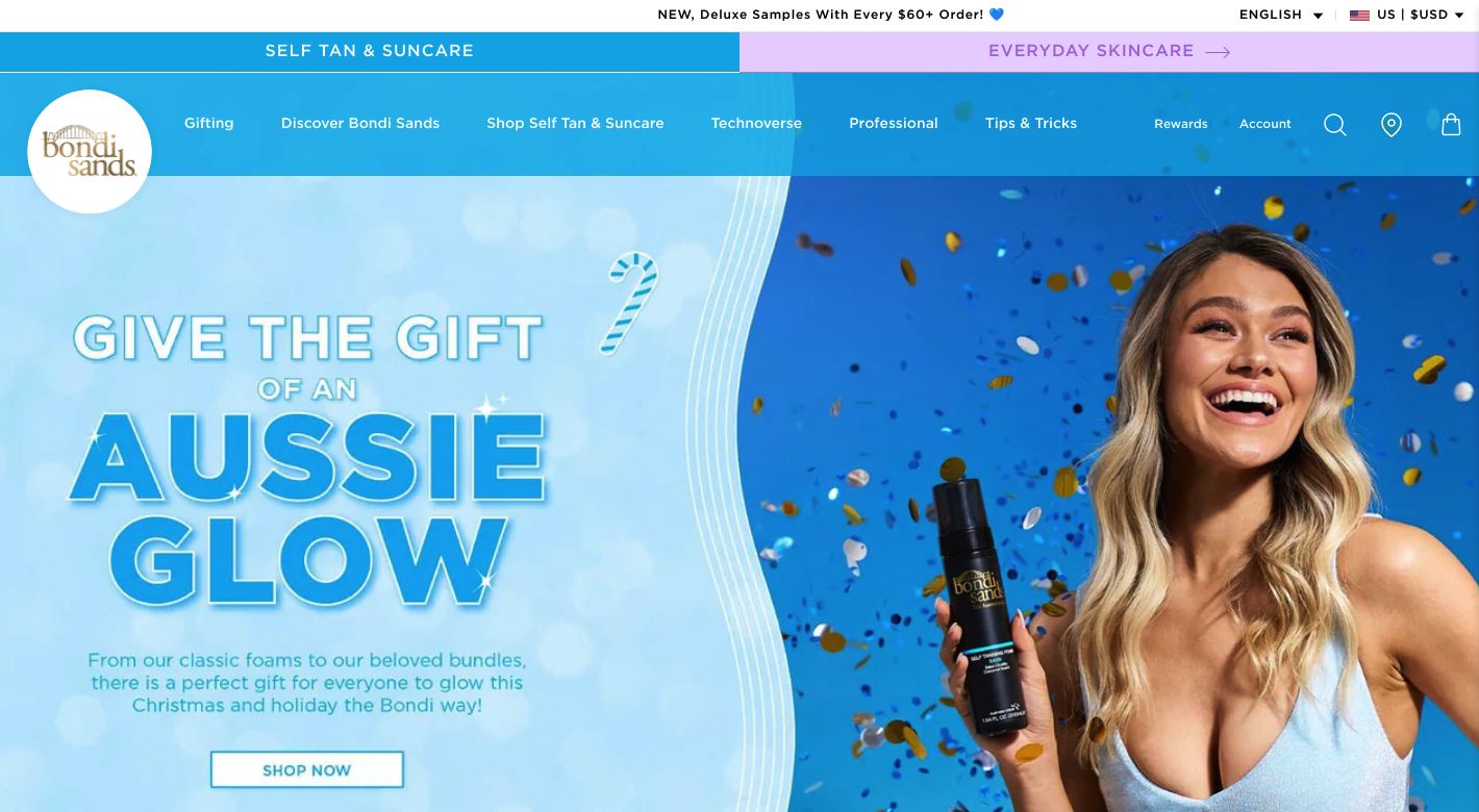 Bondi Sands Website