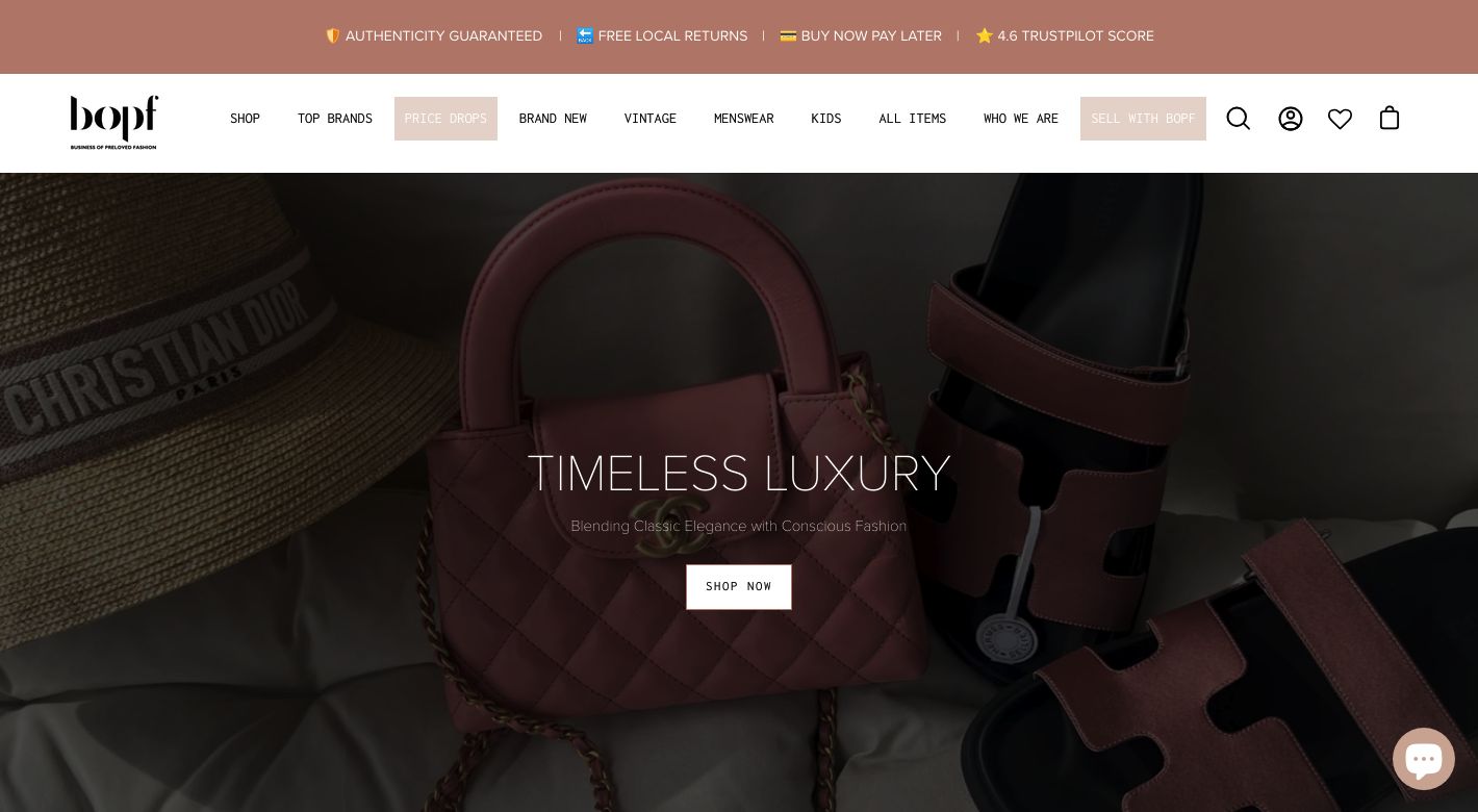 BOPF | Business of Preloved Fashion Website