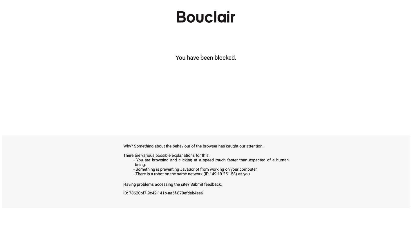 Bouclair Website