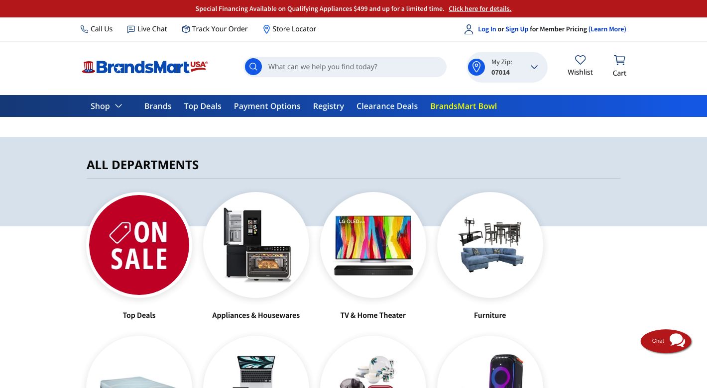 BrandsMart Website