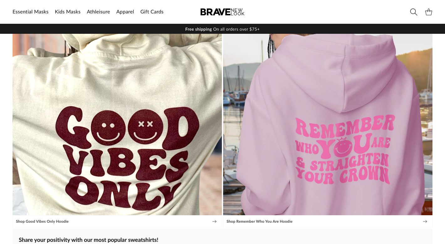 Brave New Look Website